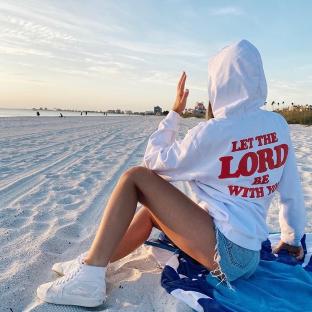 Talentless Hoodie Let The Lord Be With You